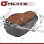 Gear Shift Knob Cover for Ford Edge (2011–2014) Brown Faux Leather