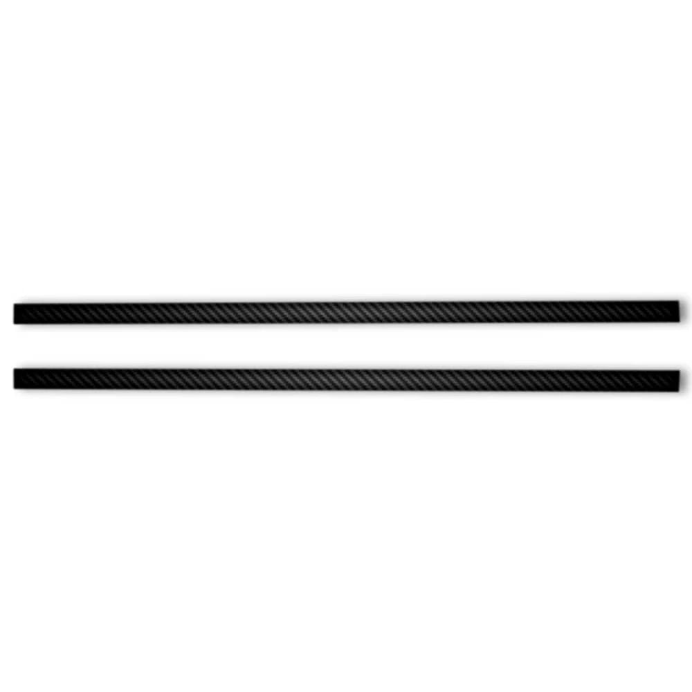 4pc Carbon Fiber Factory Style Side Molding for Chevy Silverado Reg Cab (2014–2018)