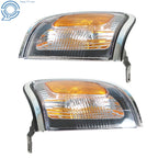 Set of 2 Side Marker Corner Parking Lights for Toyota Tacoma (2001–2004) Chrome