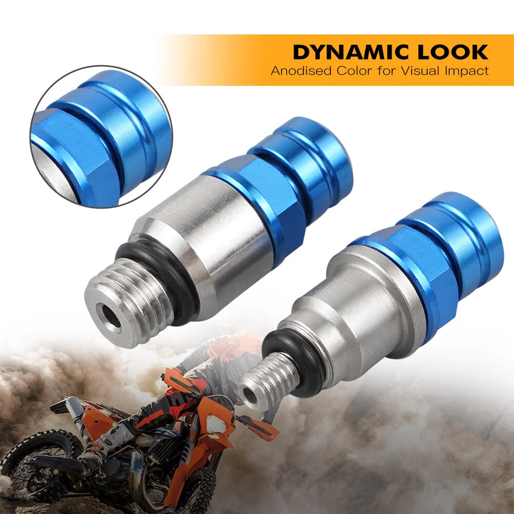 Fork Air Bleeder Relief Valves M4x0.7/M8x1.0 for Husqvarna FC250-FC450 (2018–2019)