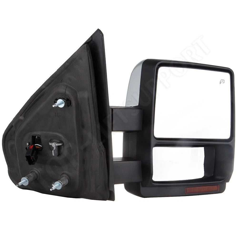 Side Towing Mirrors for Ford F150 (2007–2014) with LED Puddle Signal