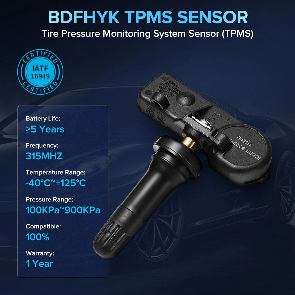 TPMS Sensor Set for BMW 2000-2003 540i & 2001-2002 320i (315MHz)