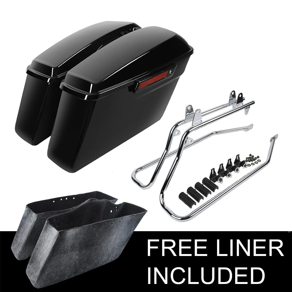 Chrome Conversion Bracket for Harley Softail (1984–2017)