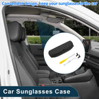 Sunglasses Case for Toyota RAV4 (2019–2023) Eyeglasses Holder ABS Black