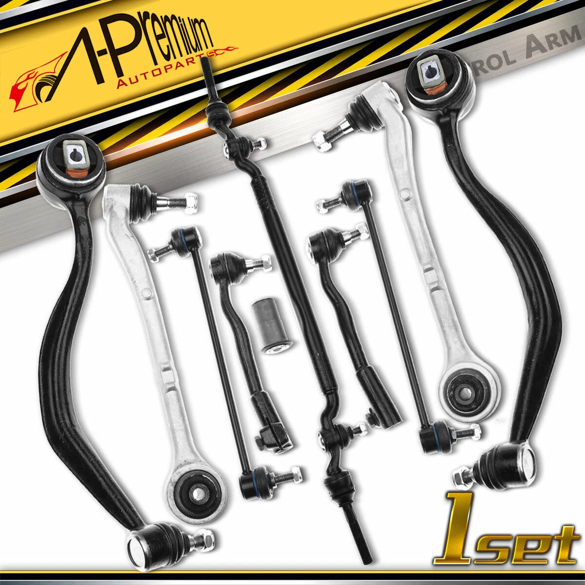 Set of 10 Front Lower Control Arms for BMW E38 740i (1995–2001)