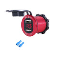 Dual USB Charger Adapter for Car Cigarette Lighter Socket with LED Display (12-24V)