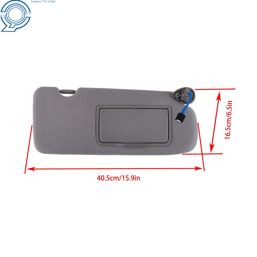 Right Passenger Sun Visor for Honda CR-V (2017–2022) Gray with Mirror