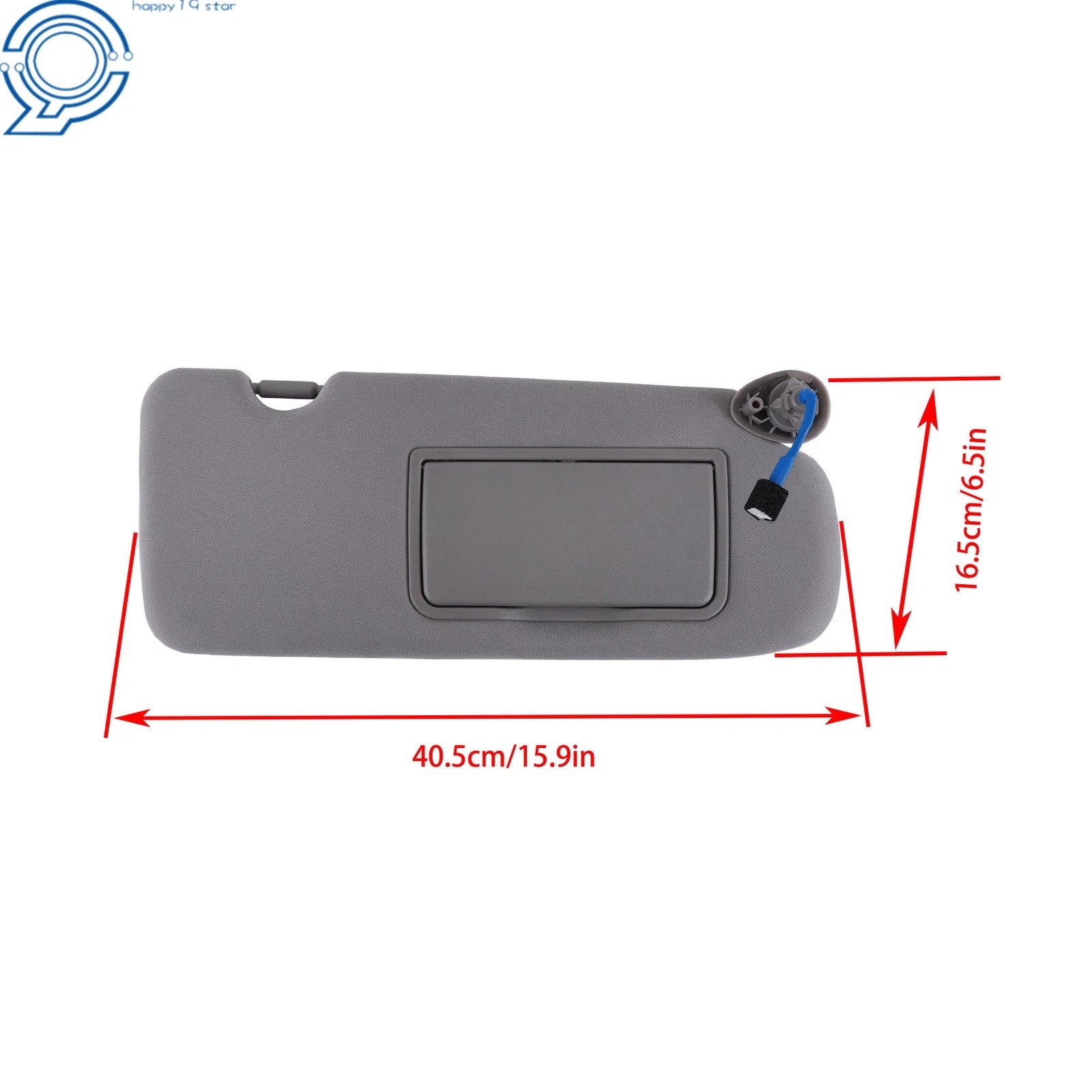 Right Passenger Sun Visor for Honda CR-V (2017–2022) Gray with Mirror