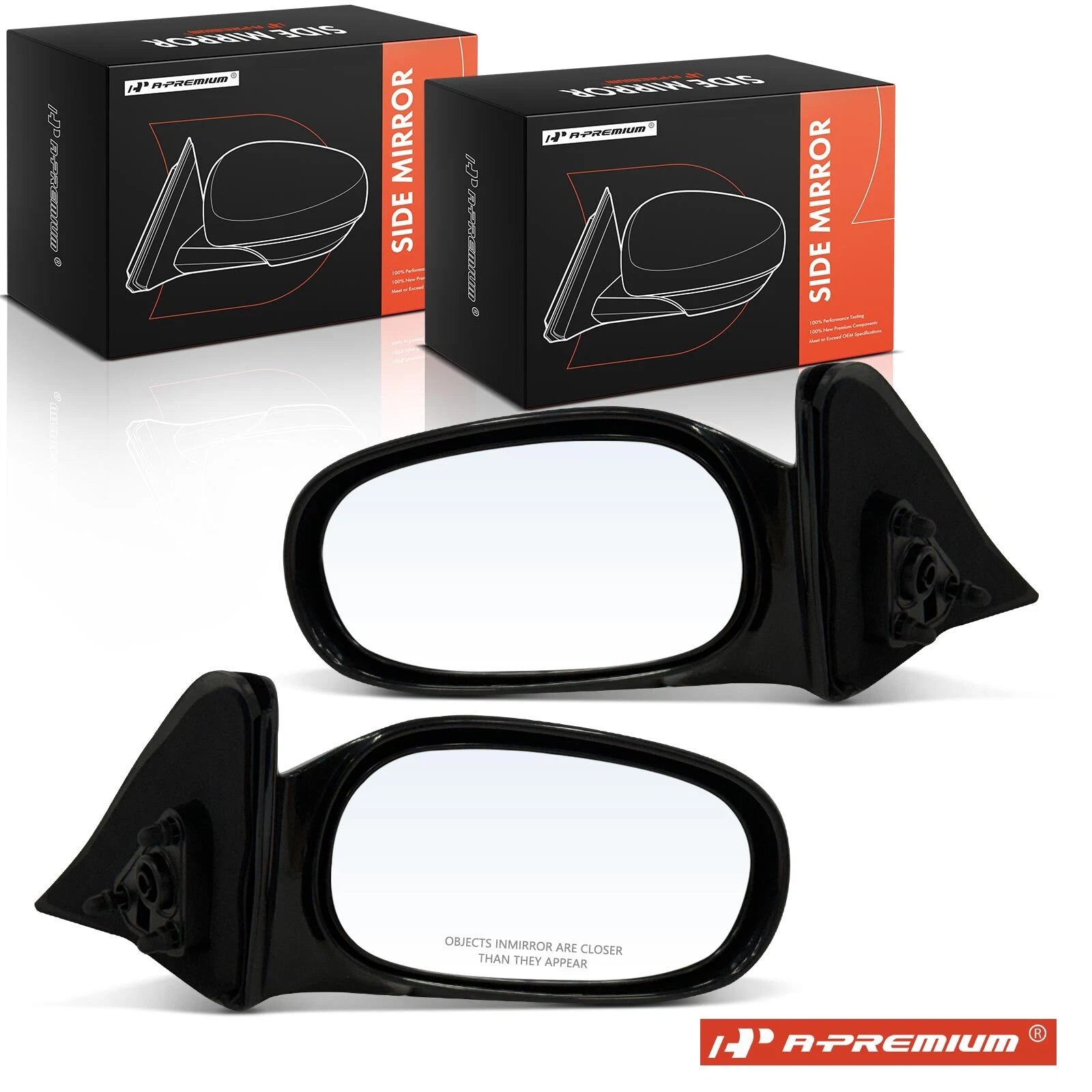 Manual Glass Adjust Side Mirror for Toyota Corolla 1998-2001 (1.8L)