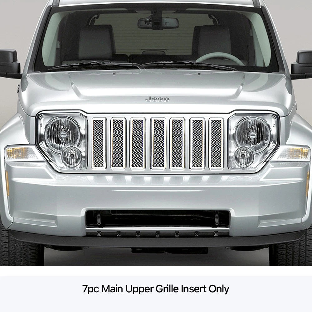 Stainless Mesh Grille Insert for Jeep Liberty (2008-2011)