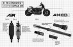 Inverted High-Performance Front End Suspension System for Legend AXEO43