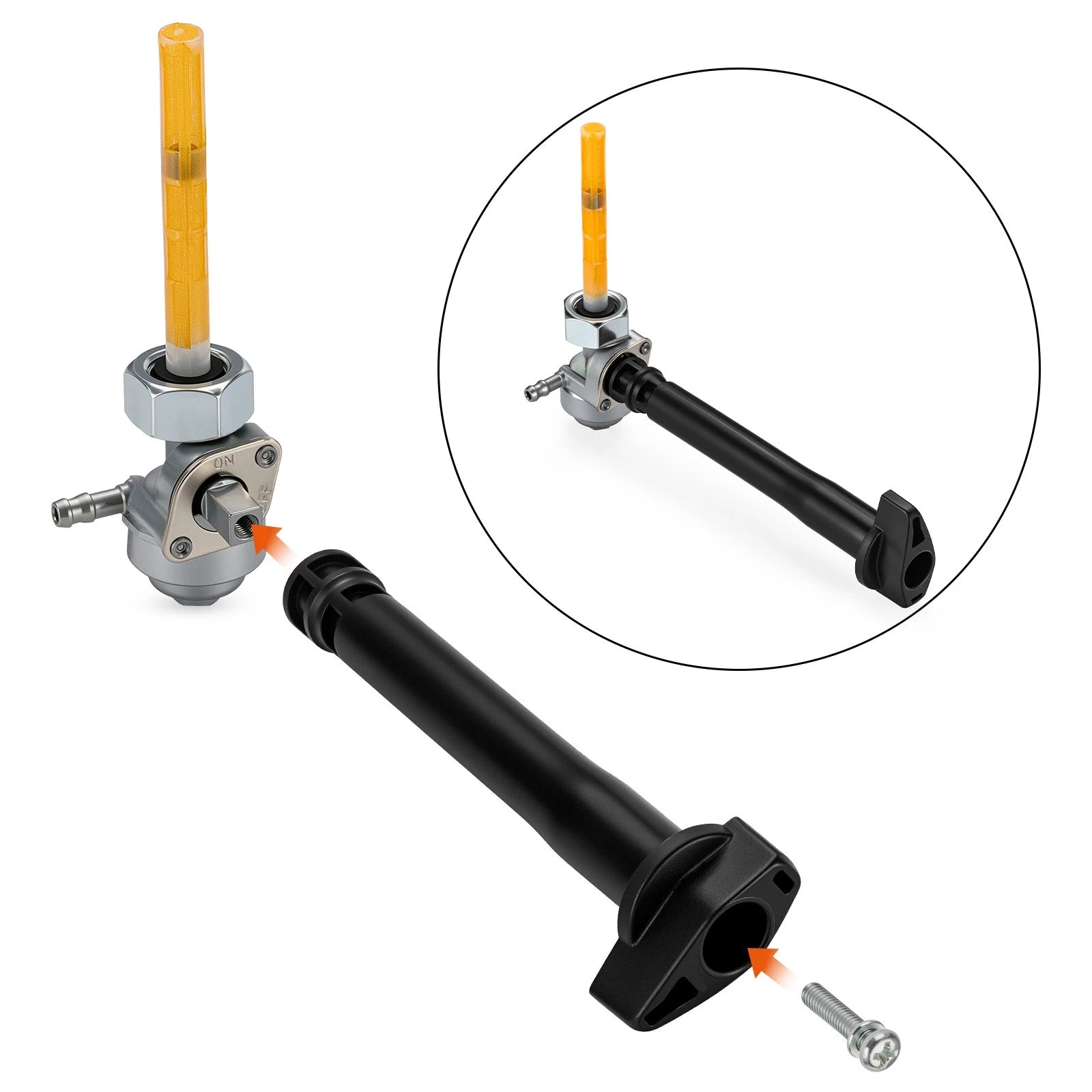 Petcock Assembly for Honda EU3000 EU6500 EM5000 EM7000 (2001–2023) 16950-Z11-003