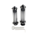 Pair of 1'' Spikes Motor Hand Grips for Harley Touring Dyna Softail