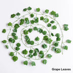 2X Artificial Ivy Vine Garland Hanging Leaf Decoration