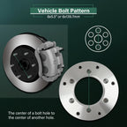 4X 2" Wheel Adapters 6x5.5 to 8x180 for Silverado Sierra 1500 (1999–2025)