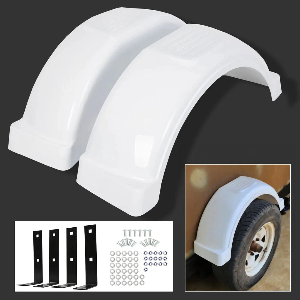 Set of 2 Trailer Fenders for 13" Wheels (Boat)
