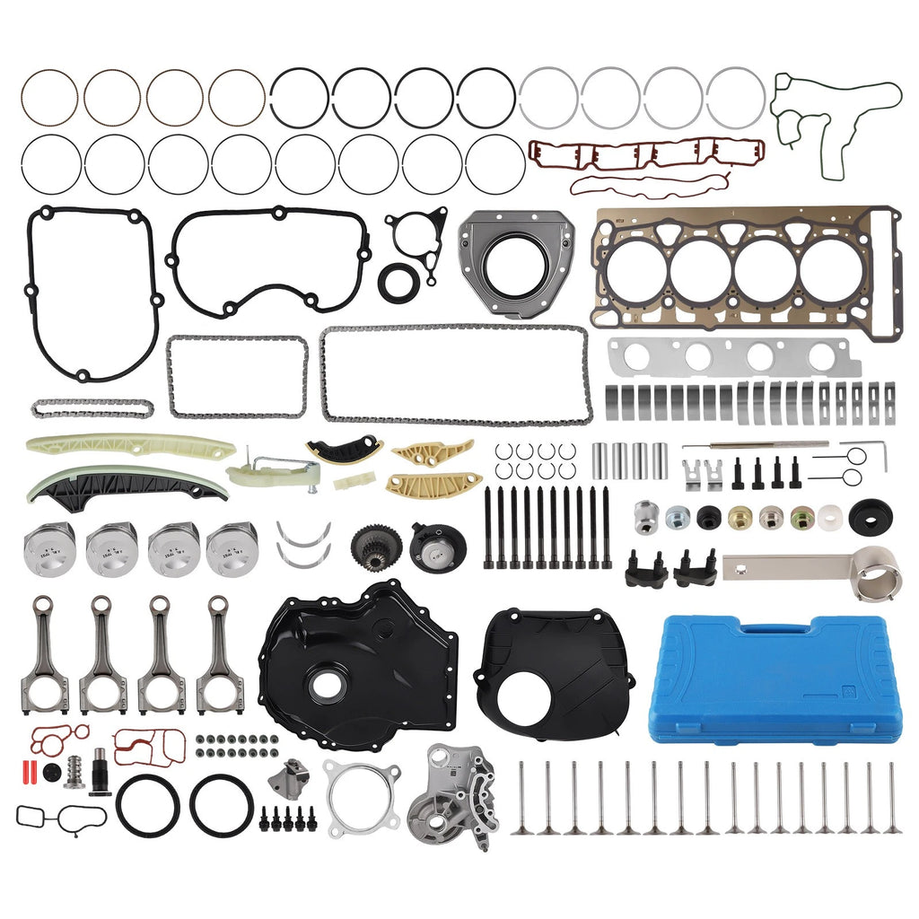 Timing Chain Kit & Pistons for Audi VW Jetta GTI A4 Q5 (CCTA CAWB CAEB CDNB)