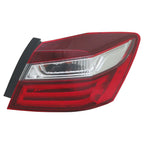 Replacement Passenger Side Outer Tail Light Assembly for 2016–2017 Honda Accord