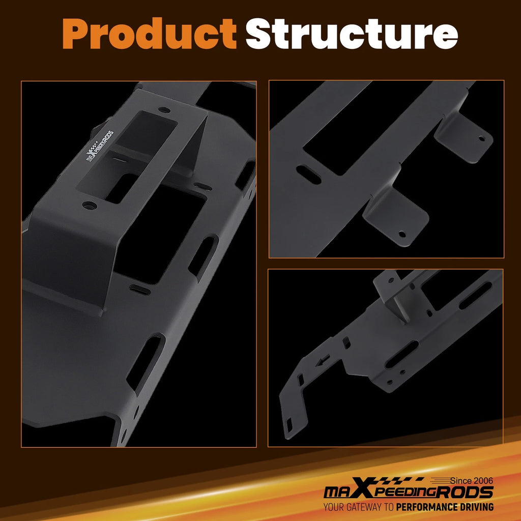 Hidden winch mounting plate for Ford F-150 (2015–2020)