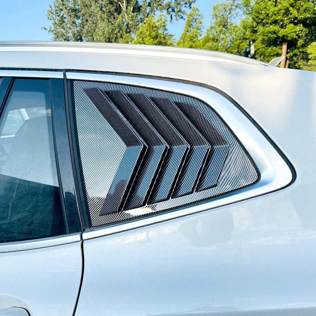 Carbon Look Rear Quarter Window Louver Scoop Vent Cover for BMW X3 G01 (2018–Present)