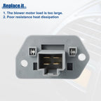 Blower Motor Resistor for Chevrolet Aveo (2004–2011) 96435889