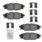 Rear Ceramic Brake Pads for Subaru BRZ Crosstrek Forester Impreza WRX (2013–2021)