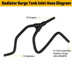 Upper Radiator Inlet Hose #22908202 for Cadillac ATS CTS 2.0L I4 (2013–2019)