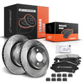 Front Disc Brake Rotors & Ceramic Pads for Jeep Liberty (2008–2012)