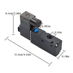 3-Way Electric Solenoid Air Control Valve for Universal Applications (12V)