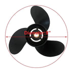 3 Blade Propeller for Boat (9" Diameter)