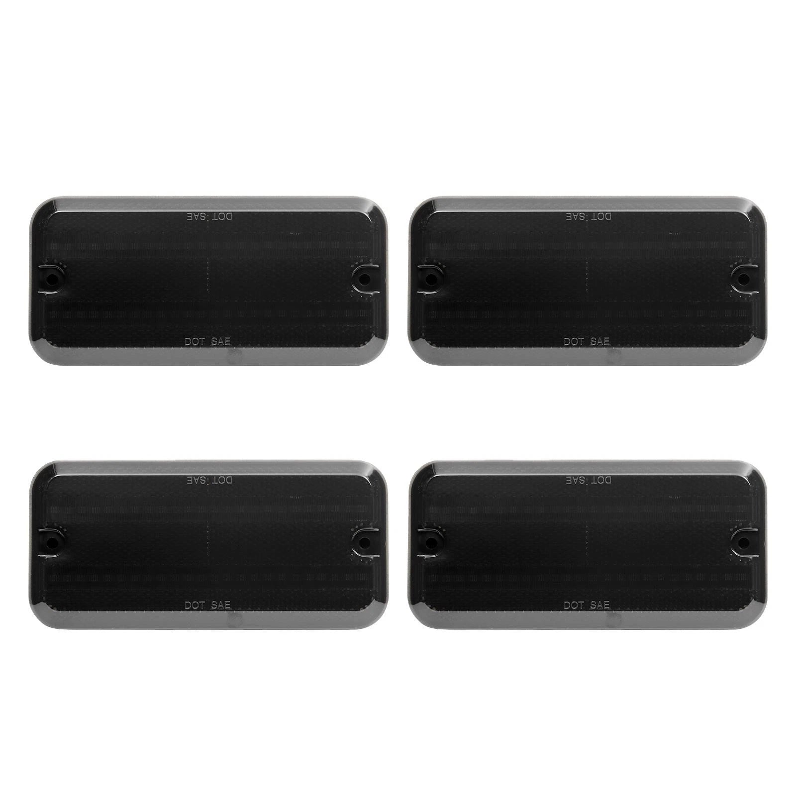 Smoked LED Side Marker Lights for Chevy G10 G20 GMC G1500 G2500 P30 P3500 (1985–1995)