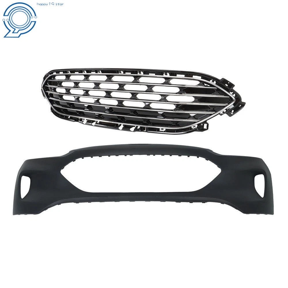 Chrome Front Bumper Grille and Cover for Ford Escape (2020–2022)