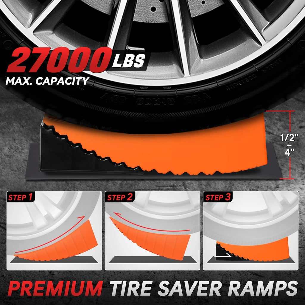 Honeycomb Leveling Ramp for Camping Cars (16.7" X 6.6" X 6.7", 27000LBS)