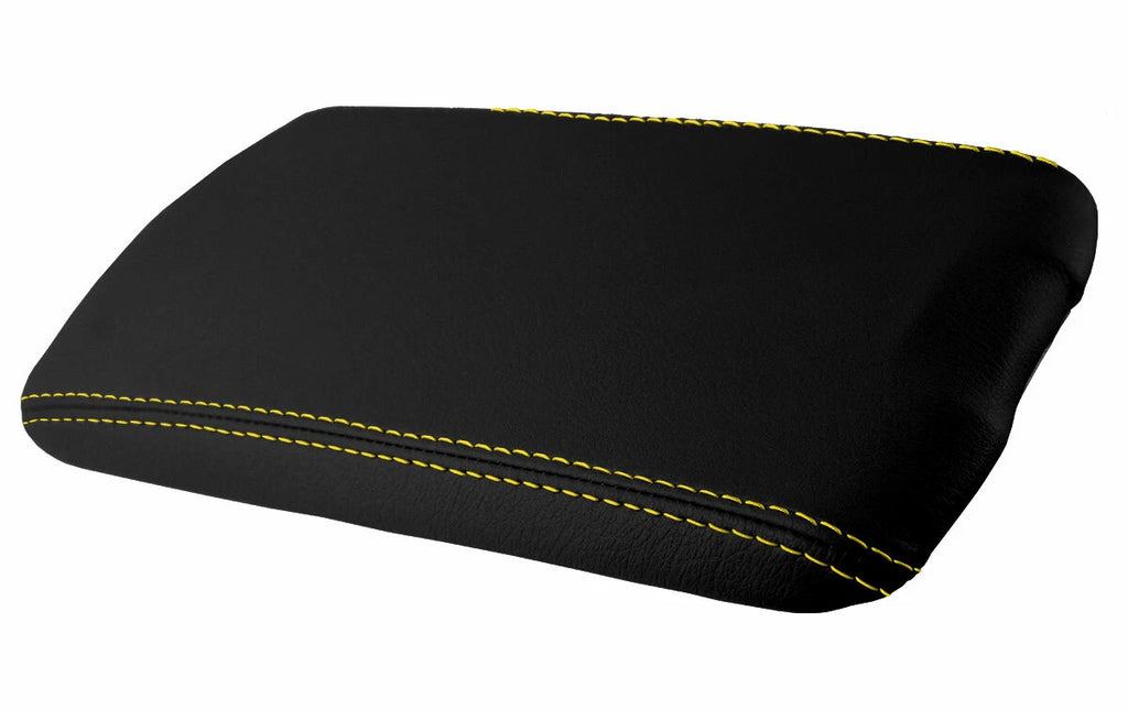 Console Lid Cover for Mazda RX8 (2004–2008) Leather Yellow Stitch