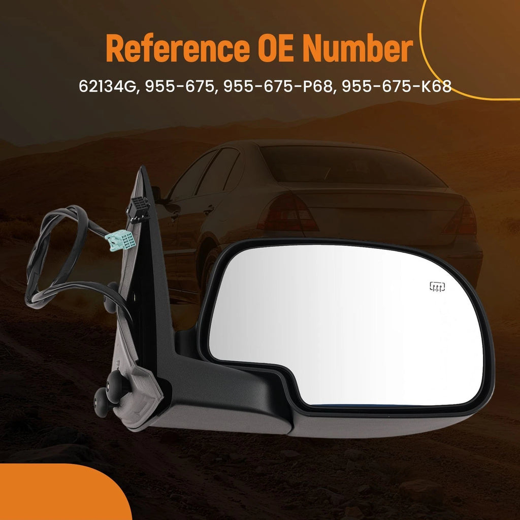 Heated Power Side Mirror Right for Chevy Silverado Classic (2007)