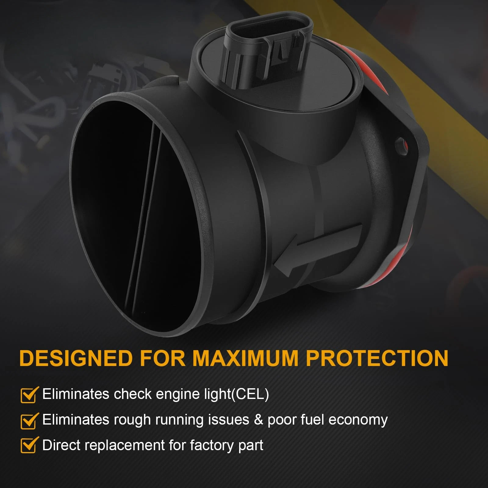 Mass Air Flow Sensor MAF for Chevy Buick Cadillac Saturn (1998–2005) 15911983