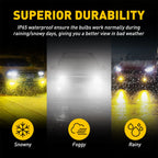 LED Fog Light Bulbs for H11 H8 H9 (Switchback Yellow White)