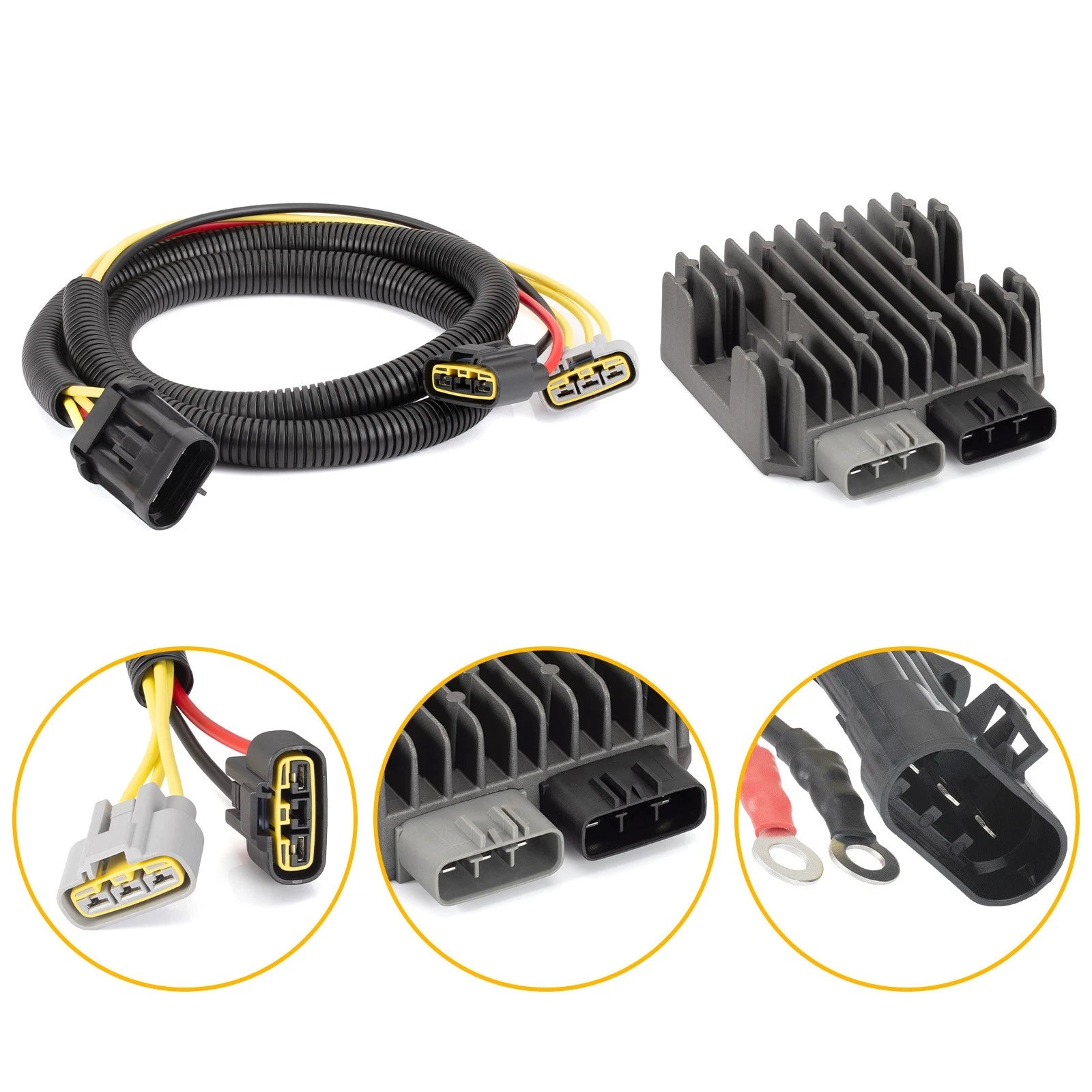 Voltage Regulator Rectifier 4016868 for Polaris RZR Turbo XP (2017)