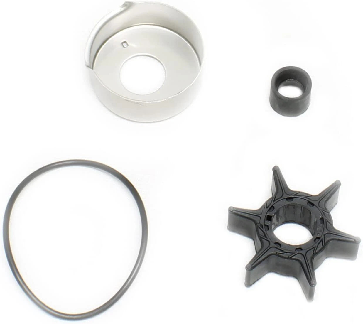 Water Pump Impeller Kit for Yamaha 2-Stroke 40 50 HP Outboard (63D-W0078-01)