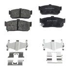 Set of 4 Ceramic Brake Pads for Nissan Altima (1993–2001)