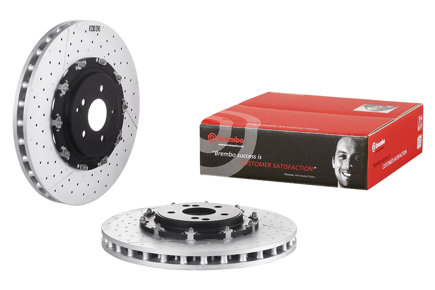 Brembo Front Drilled Slotted UV Disc Brake Rotor for MB C190 R190 C204 W219 C197