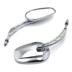 Chrome 8mm Big Rear Side Mirror for Harley Dyna Super Glide (2006–2017)