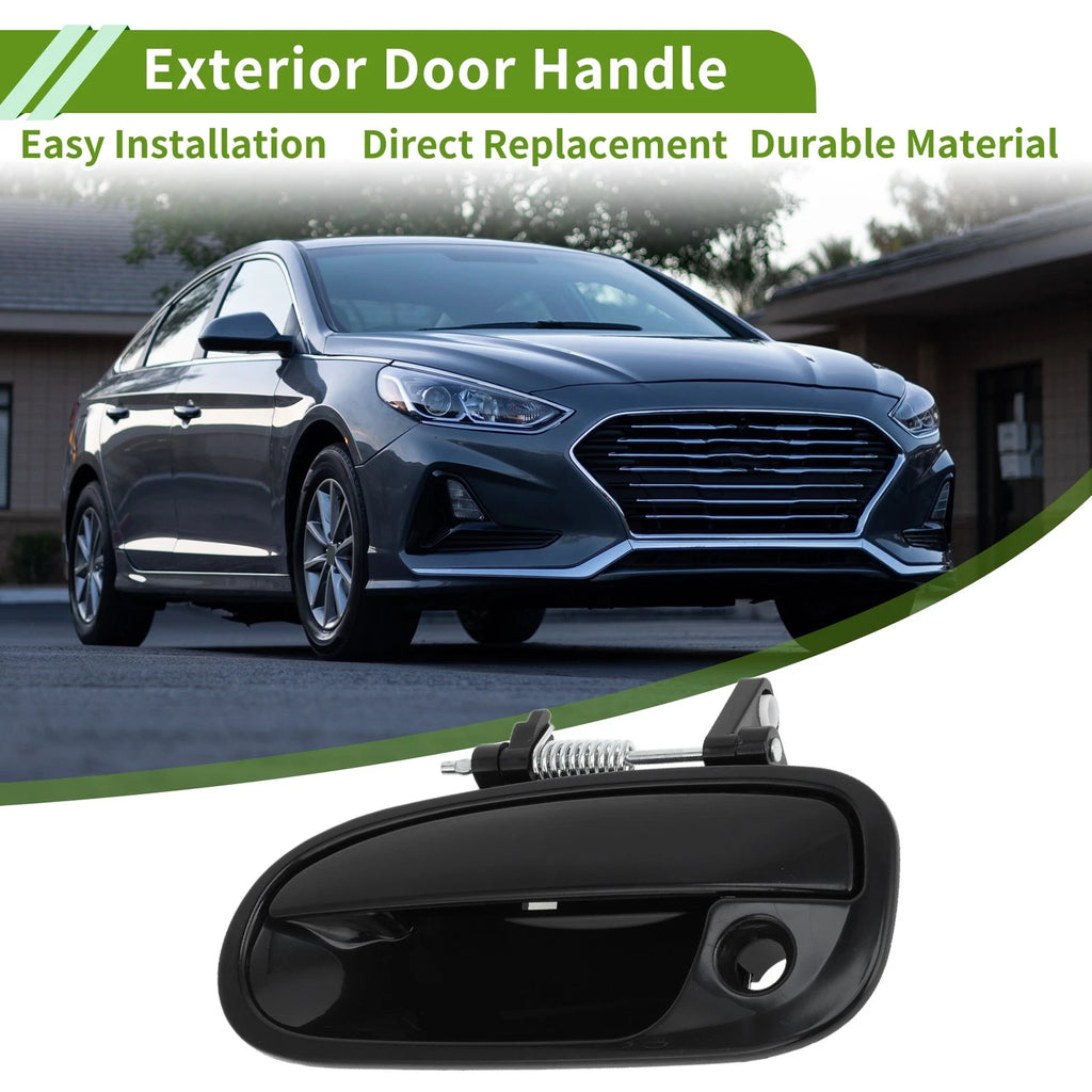 Exterior Door Handle for Honda Civic (1996–2000) Front Left Black Plastic