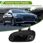 Exterior Door Handle for Honda Civic (1996–2000) Front Left Black Plastic