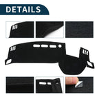 Dashboard Cover Mat for Nissan X-Trail T33 (2022–2024) with Sticker Black