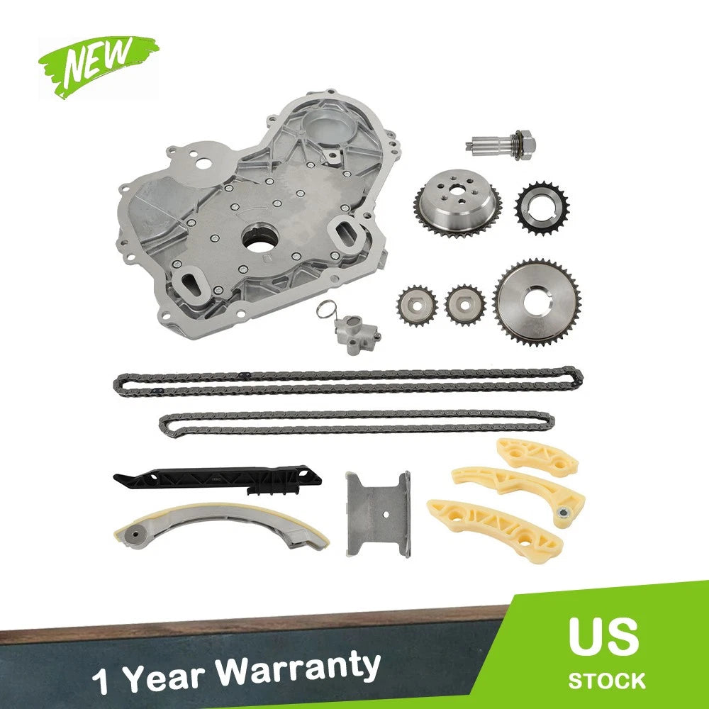 Timing Chain Kit + Oil Pump for Chevrolet Equinox GMC (2010–2015) 2.0L/2.2L/2.4L L4