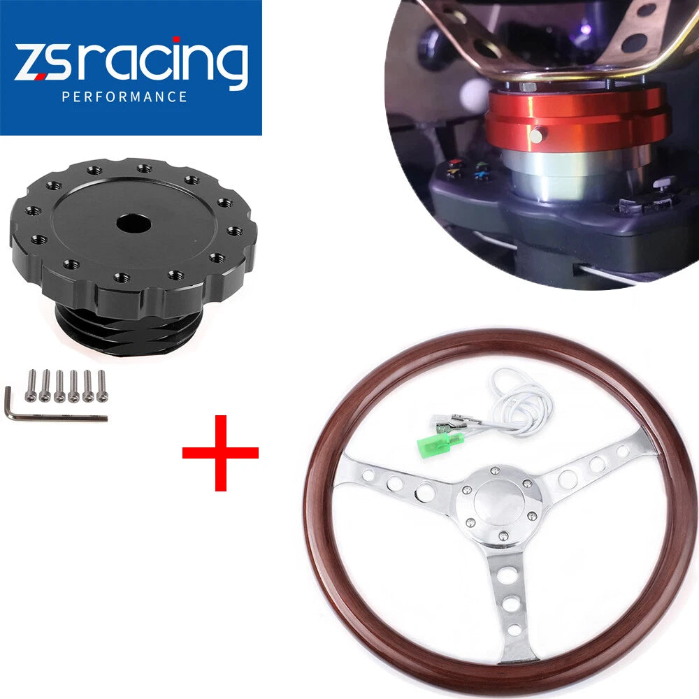 15" Racing Steering Wheel for Thrustmaster T500/T300/TS-PC/TX