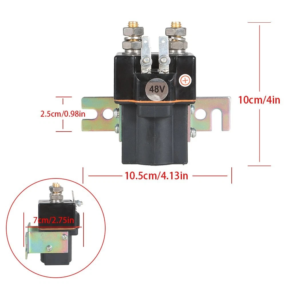48-Volt Solenoid for Club Car DS Precedent (2000–Present)