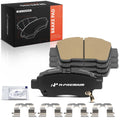 Front 4x Ceramic Brake Pads for Toyota Echo 2000-2001 L4 1.5L DOHC Sedan