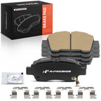 Front 4x Ceramic Brake Pads for Toyota Echo 2000-2001 L4 1.5L DOHC Sedan